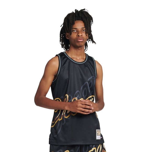 Mitchell & Ness Black and Gold Tank Top - Picture 4 of 6